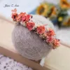 Accessoires Newborn Photography Headwear Band Immortal Floral L Hair Accessoires 03 ans Baby Girls Children Studio Flower May Fall