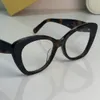 Havana Cat Eye -glasögon Full Rim Frame Clear Lens Women Optical Glasses Frames Eyewear