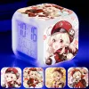 Accessoires Kawaii Anime Genshin Impact Klee Digital Allows Baal Raiden Shogun Keqing Yae Miko Xiao Hu Tao Light Up Clock Toys Cadeaux