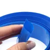 CONTROLLI 1 metro blu 18650 Batteria LiPo PVC Strumento di restringimento del tubo di restringimento di calore 125 mm ~ 625 mm Larghezza Film Isolato Film Wrap Case Litio Caseve Blue