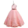 Shirts 312y Big Girls Floor Length Sleeveless Dress Party Sequin Waist New Year Summer Dresses Party Ball Gown Vestidos Butterfly