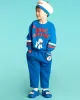 Shirts Bebe Brand 2023 Spring Korean Kid Boys Sweatshirt Children Cotton Printed Casual Hoodies Pullover Baby Pant Clothes Girl Dress