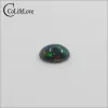 Kamienie 5 mm*7 mm naturalny obróbki czarny opal luźny kamień do biżuterii wytwarzający hurtowy czarny kamień szlachetny