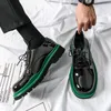 Casual schoenen Lace-Up Men Business Dress Fashion Mens Leather Slip On Classic For Wedding Male Comfortabele Oxfords Shoe