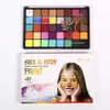 Peinture corporelle 40 couleurs sous-brillant eau soluble peinture de corps halloween maquillage de Noël pour enfants couleur d240424