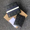 Mini Short Wallet Luxury Cardholder Purse Designer Coin Pures Woman Purses Läder präglade plånbok Mens ID -korthållare