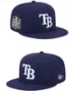 Caps de bola 2023-24 '' Rays'''unisex moda World Series Baseball Cap La Ny Snapback Hat Men Women Sun Hat Bone Gorras Bordado