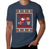 Männer Polos Merry Swishmas Basketball Hässlicher Pullover T-Shirt Jungen Animal Print Plaid