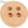 Beads Cordial Design 100Pcs 14*14MM DIY Accessories/Natural Wood/Earrings Stud/Round Shape/Hand Made/Jewelry Findings & Components