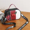 Drawstring Cherry Star Design schoudertas voor vrouwen 2024 Luxe lederen handtas kleine crossbody messenger dames flap camera portemonnee