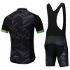 Vêtements noirs de sport extérieur shortsleeved en maillot de VTT des vêtements professionnels masculins