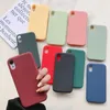 Mobiele telefoons, luxe siliconen telefoonhoes voor iPhone 15 14 13 12 11 Pro Max Mini Soft Candy Cover voor iPhone XR XS X Plus Cases D240424