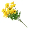 Decorative Flowers Artificial Daisy Decor Imitation Fake Silk Bouquet Pography Shooting Props