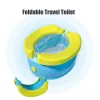 Potties Portable Travel Baby Potty Foldbar Barn's Potty Training Seat Ease to Clean Toalett Seat Boys and Girls Birthday Present