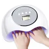 BQ72W UV LED Nail Lamp Two hands Gel Polish Curing Dual Led Nails Dryer With 36LEDS 240415