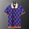 2024 Summer Kleidung Luxus Designer Polo-Shirts Männer lässige Polo Mode Snake Bienendruck Sticker T-Shirt High Street Herren Polos Größe M-3xl 09