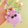 Keychains Lovers Elf rex pendente de cabelo Presente Kawaii Moda Criativa Bag Diy Plush Decoração