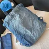 Sac de créateur Denim Sac à vaisselle fourre-tout Backpack Travel Designer Femme Body Sac à main le plus cher avec chaîne argentée Gabrielll