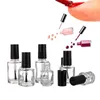 Storage Bottles 30Pcs 5ml/10ml/15ml Square/Round Empty Glass Nail Polish With Brush Cap Refillable Containers For Art Samples Show