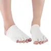 Femmes de chaussettes Gel Five Toe Spa Foot Care Supplies Couverture blanche Fabirc Palm Girls