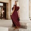 Casual Dresses Bow Ladies 'Wedding Elegant Party Gown Dress Women