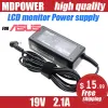 Adapter 19 V 2.1A dla ASUS LCD Monitor AC Adapter Zasilnik Zasilacza Sznurek ML239H MS202D VX229NW VX238 VC239N MS246H ADP40PH AB AB