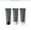 Opslagflessen Groothandel Lege 80 ml Plastic Squeeze Frosted Gray Cosmetics Cream Lotion 80g Facial Cleanser Tube