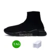 Designer Sapatos de luxo Soas de corrida Plataforma Mulher Mulher Shiny Knit Speed 2.0 1.0 Treinador Sneaker Soaker Shoe Sapat