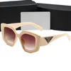 Designer Sunglasses Goggle Sunglasses for Woman Small-Frame Beach Sun glasses Triangle Signature Sunglasses High Quality