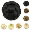 Chignon Synthetic Braided Scrunchie Hair Chignon Bun Donut Updo Braided Hairpieces Clip In Hair Bun For Party Wedding Cosplay Use