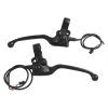 Accessories Mechanical Bike Brake Levers Aluminum Black Electric Bicycle Part With Parking Button High Performance High Quality