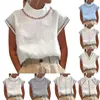 Bloses de mujeres Mujeres Summer 2024 Moda Cotton Lino Blusas Ligero Ligero Camisa Blanca Copil