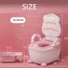 シャツ男の子の女の子のトイレトレーニングシートチルドレンズポットエルゴノミーデザインポットトイレ椅子快適なトイレ子供子供多機能ポータブルギフト