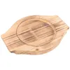 Table Mats Teppanyaki Tray Pot Mat Wooden Pallet Heat Proof Pad Kitchen Accessory Casserole Protective