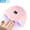 Trockner Linmanda Mini Welle 18 UV LEDs Gel Nagellacktrockner Lampe 54W Nagel Phototherapie Maschine Professionelle Maniküre Werkzeugausrüstung