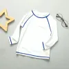 Swimwear Baby Rash Guard T Shirt for Swimming UPF50 UV Protection Boys' Swimwear Long Sleeve Swimsuit for Girls Beach Kids Bathing Suit