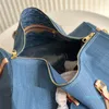 حقيبة سفر الدنيم حقيبة سفر حقيبة أمتعة مصممة للنساء حقائب اليد الأزياء الكلاسيكية كبيرة السعة الأمتعة الأكياس الأكياس 50 سم