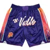 Sun Team Full Embroidered Zipper Pocket Pants Shorts