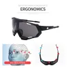 Accessori occhiali da sole in ciclismo esterno Uv400 Protezione occhiali antivento uomini Donne Sport Sports Swire Riding Fishing Running Eyewear