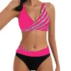 Da bagno da bagno in bikini split da bagno diviso diamanti sexy raccogliere costumi da bagno estate due pezzi spingendo su tankini bottoms beachwear traje