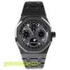 AP Tactical Wrist Watch Royal Oak Series 26579ce Black Ceramic Automatic Machinery Mens 41mm Black Ceramic Watch