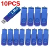 ドライブ10pcs/lot 2.0 USBフラッシュペンドライブメタル +プラスチックカラーUSBスティック64GB 128GB 4GB 8GB 16GB 32GB USBペンドライブカスタムロゴ無料