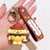 Wholesale Keychain Cute Kuromi Pvc Doll Key Chain Cartoon Anime Backpack Pendant Car Keyring Accessories Kids Gift
