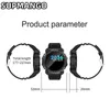 Наручительные часы B33 Real Stepcount Smart Watch Multi Function Stept Seart Watch для мужчин и женщин, подходящих для Android 240423