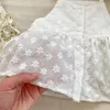 Kläder sätter ins födda flickor kläder set 0-3 år prinsessa ärmlös blommaklänning toppar blommor shorts 2 st sommarkläder