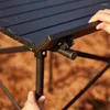 Lägermöbler Naturhike Portable Aluminium Alloy Table Outdoor Camping Picnic Barbecue Folding Tables Utdragbar teleskoping