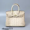 BAG WOMENS PLATINUM 2024 ALLIGATORE MASHIO ALligatore BONE STILE DOME STHE SCOLA VERSATILE MENADE CULINE