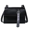 Drawstring Ladies Retro Shoulder Bags Messenger Bag Magnetic Buckle Crossbody Women mode Small Square Phone Packet