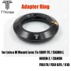 Filter ttartisan adapter ring för leica m monteringslins till fuji fx gfx sigma sony