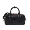 Designer bag bowling makeup bag luxury crossbody bag fashion bag cowhide leather womens briefcase handbag